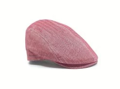 Borsalino Ivy Pet Split Katoen Linnen Mix Rood