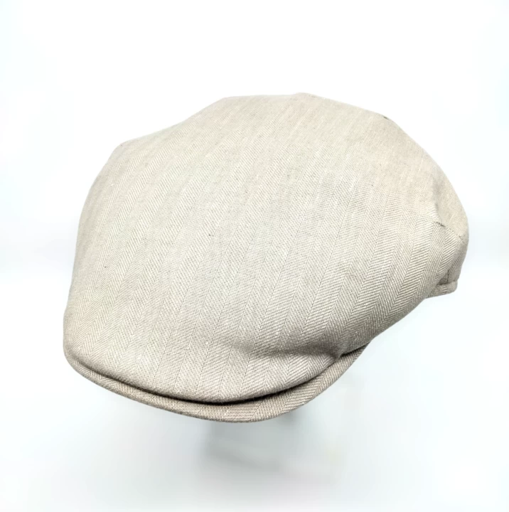 Borsalino Engelse Pet Crossover Katoen Linnen Mix Zand 4 Borsalino Engelse Pet Crossover Katoen Linnen Mix Zand - Afbeelding 2